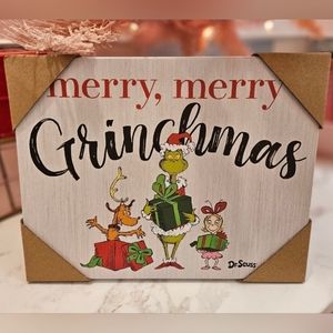 Merry Merry Grinchmas Wood Plaque